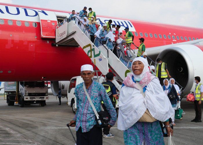 1.793 Jemaah Haji Sumatera Selatan Sudah Kembali ke Tanah Air