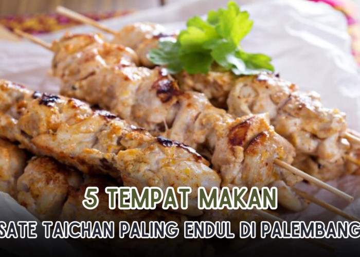 5 Tempat Makan Sate Taichan Paling Endul di Palembang, Rasanya Minta Tambah Terus! 