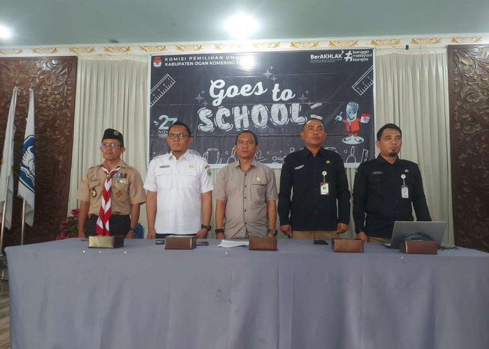 GENCAR! KPU OKI Sosialisasi Pemilih Pemula di SMAN 3 Unggulan Kayuagung