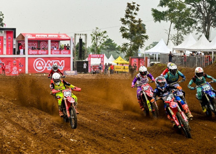 Crosser AHM Raih 2 Podium di Final Kejurnas Motocross, Melaju Kenjang Selepas Cidera 