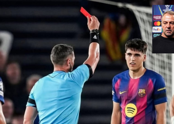 Apa Gunanya VAR? Flick Mempertanyakan Keputusan Wasit Saat Pubill Lolos dari Kartu Merah