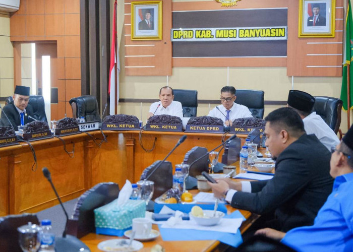 Bupati Terpilih Bakal Pidato Perdana, DPRD Muba Adakan Rapat Banmus untuk Penjadwalan