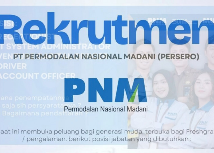 Lowongan Kerja BUMN PT Permodalan Nasional Madani Lulusan SMA SMK D3 S1, Simak Posisi dan Cara Lamarnya!