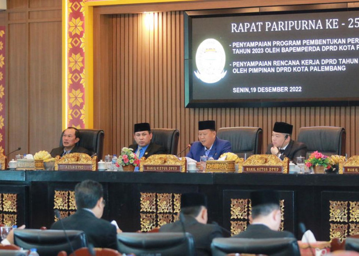  DPRD Kota Palembang Tetapkan Rencana Kerja 2023 untuk Palembang Lebih Maju