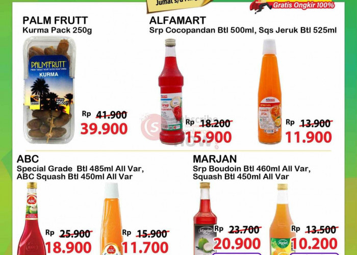 BURUAN! Promo JSM Alfamart Terbaru 4 Maret 2023,  Kurma Palm Fruit harga Rp39.900 Menyambut Ramadan