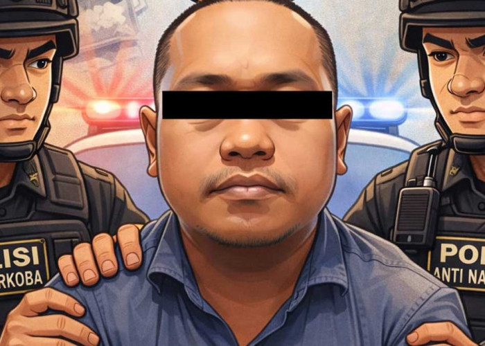 Sembunyikan Timbangan di Pohon Pisang, Bandar Narkoba Prabumulih Tak Berkutik Diringkus Polisi