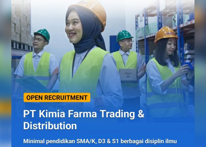 PT Kimia Farma Trading and Distribution kembali membuka lowongan kerja terbaru pada bulan Mei 2024
