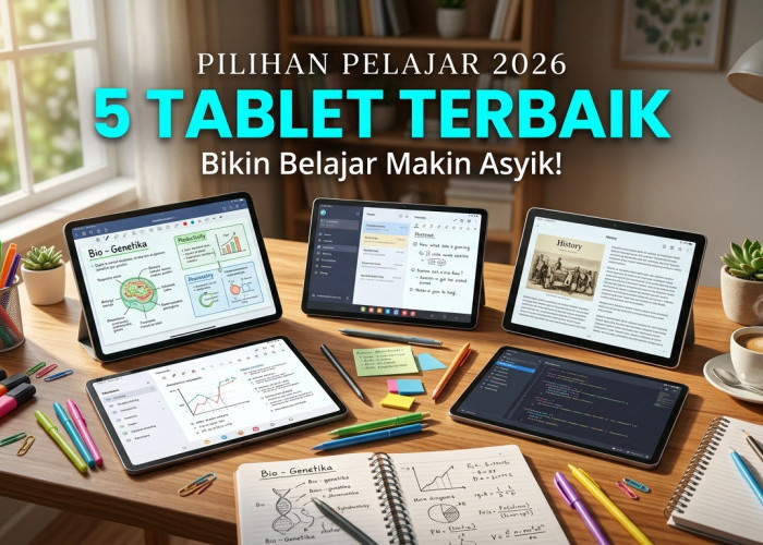 5 Pilihan Tablet Terbaik dan Paling Direkomendasikan Khusus untuk Menunjang Belajar Pelajar di Sepanjang Tahun