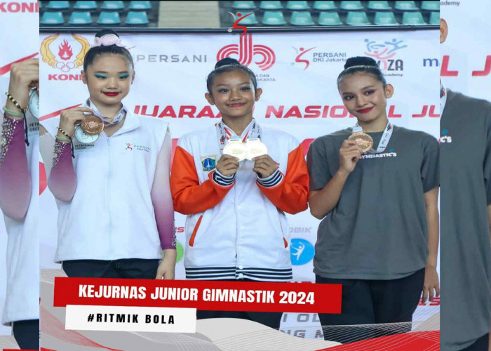 Ikut Kejurnas Junior Gimnastik 2024, Pesenam Binaan PPLPD Muba Raih Medali Perunggu