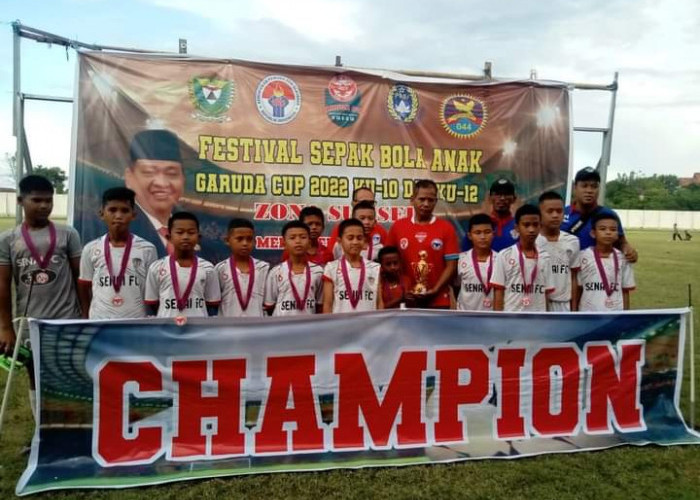  Senai FC U-12 Dampingi PSKG Gelumbang Berlaga ke Tingkat Rayon Sumbagsel