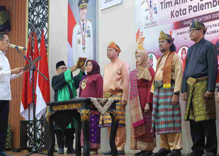 7 Anggota TACB Palembang Resmi Dilantik, Ratu Dewa: Sejarah Jangan Sampai Hilang