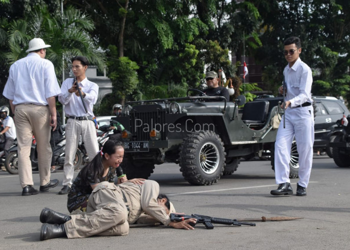 Puluhan Komunitas Ramaikan Pergelaran Peringatan Pertempuran 5 Hari 5 Malam Palembang