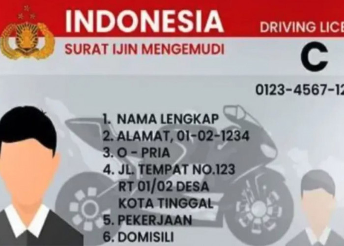 Surat Izin Mengemudi Indonesia Tampilan Baru, Ternyata Begini Penampakannya