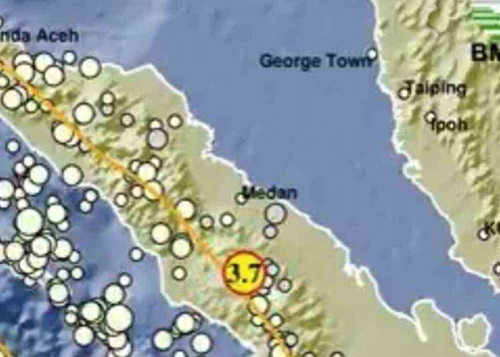 Pagi Ini Gempa Bumi Dirasakan di Samosir Sumut, Segini Kekuatannya