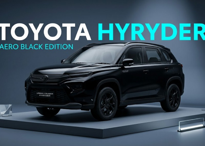 Tampil Lebih Gagah dan Garang: Toyota Resmi Luncurkan Paket Aero Black Edition untuk Urban Cruiser Hyryder