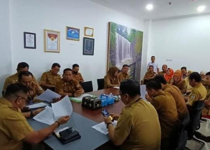 Sekda Lubuk Linggau H Trisko Defriyansa Pimpin Rakor dan Evaluasi Realisasi Penerimaan PAD 2024