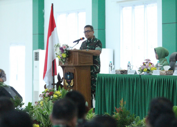   Mayjen TNI Hilman Hadi Kunker ke Markas Korem 043/Gatam