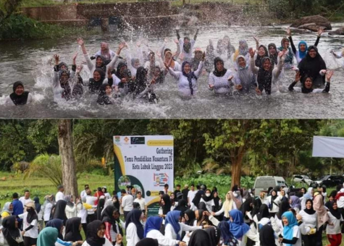 Ratusan Guru Kumpul di Sungai Malus Lubuklinggau, Ada Apa Ya?