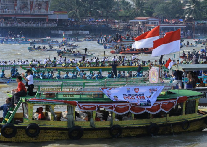 Masuk Karisma Event Nusantara 2026, Puncak Festival Perahu Bidar Meriahkan HUT ke-81 RI di Palembang