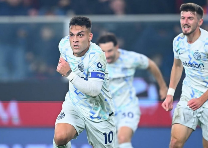 Genoa 1-2 Inter: Kapten Lautaro Martinez dan Chivu Rebut Puncak Klasemen Serie A
