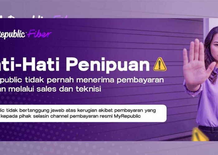 Waspada Penipuan Tagihan! MyRepublic Imbau Pelanggan Bayar Lewat Kanal Resmi Ini