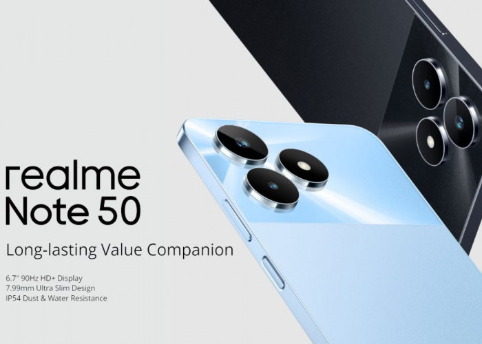 Intip Spesifikasi Realme Note 50 yang Baru Masuk Indonesia, HP 1 Jutaan Baterai Besar!