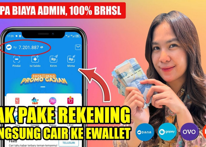 Kabar Baik! Nomor HP Kamu Dapat Reward Dapat Saldo DANA Gratis Rp 165 Ribu Auto Masuk E-Wallet, Ini Cara Klaim