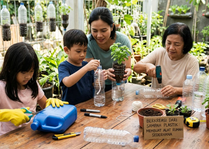 Jadi Barang Estetik: Ini 7 Inspirasi Kreatif Bikin Peralatan Rumah Tangga Serbaguna dari Botol Plastik Bekas
