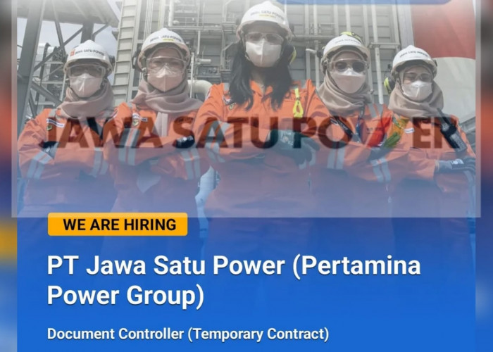 Lowongan Kerja PT Jawa Satu Power (Pertamina Power Group) Buka Lowongan Kerja Fresh Graduate Lulusan D3