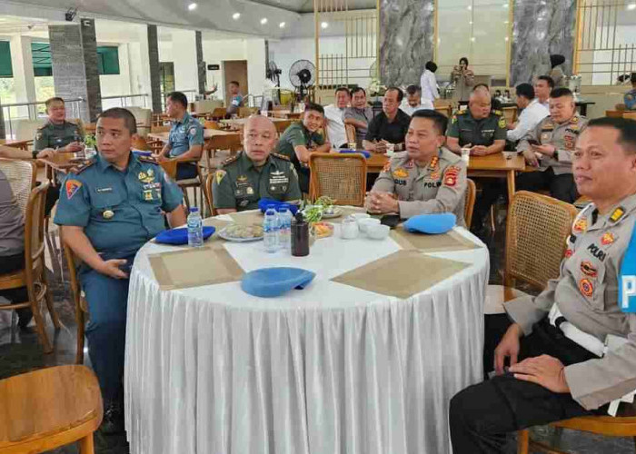 Propam Polda Sumsel Coffe Morning Bersama POM TNI, Tingkatkan Sinergitas Penegakan Hukum Disipin