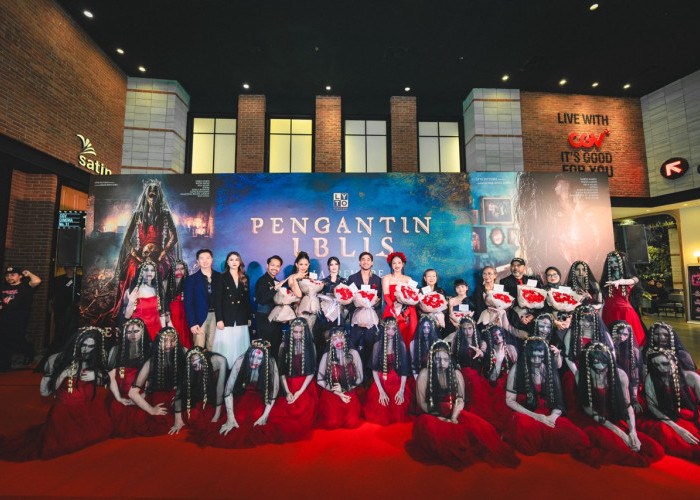 Gala Premier Film ‘Pengantin Iblis’ Sukses Buat Penonton Berteriak Ngeri di Studio 