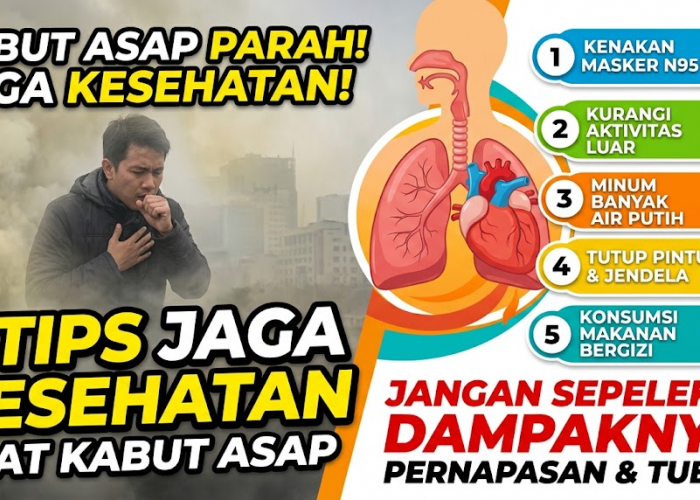 5 Tips Jaga Kesehatan saat Kabut Asap, Jangan Sepelekan Dampaknya bagi Pernapasan dan Tubuh