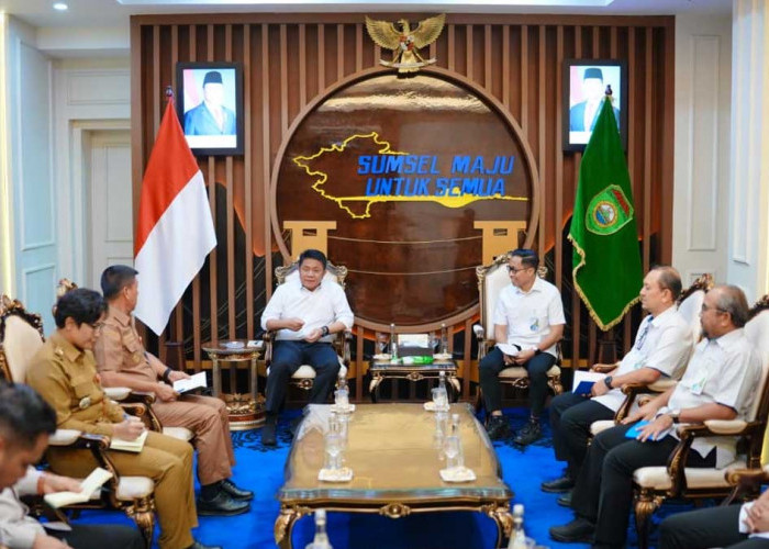 Intip Suasana Hangat Pertemuan Terakhir Kakanwil BPJS Ketenagakerjaan Sumbagsel Bersama Herman Deru