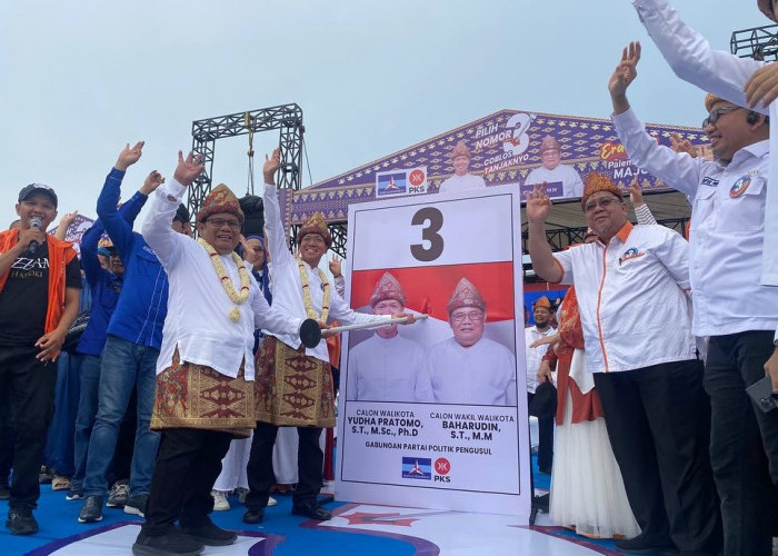 Kampanye Akbar Paslon Yudha-Bahar di Benteng Kuto Besak, Hadirkan Festival Palembang Maju 