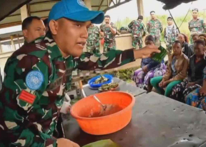 Kenalkan Camilan Khas Indonesia di Kongo, Ini yang Dilakukan Pasukan Garuda