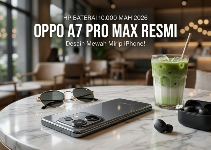 Bawa Baterai Raksasa 10.000 mAh Tapi Tetap Tipis, Oppo A7 Pro Max Resmi Meluncur Bikin Pesaing Ketar-ketir
