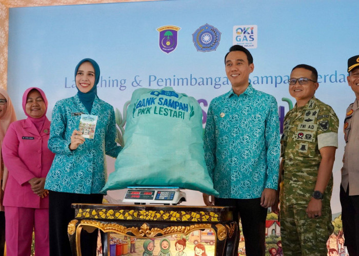 CERDAS! Pemkab Bersama TP PKK OKI Gagas Sampah Jadi Rupiah