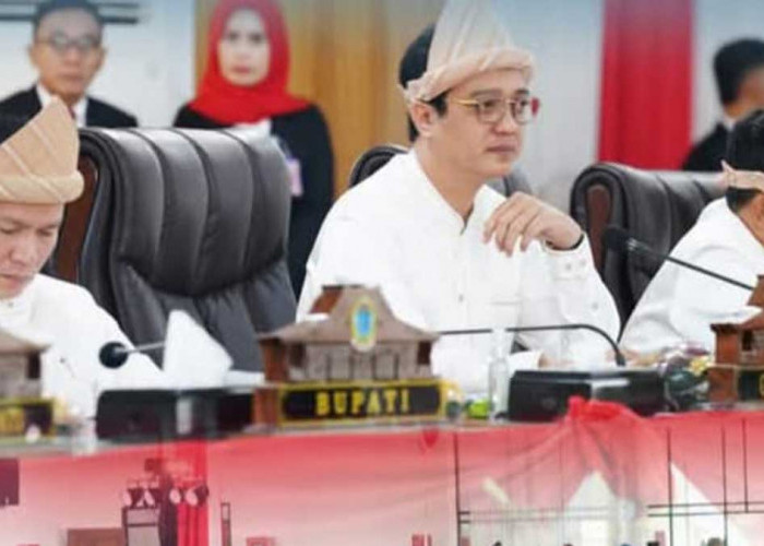 Ketua DPRD Ogan Ilir Edwin Pimpin Sidang Paripurna HUT ke 21 Ogan Ilir