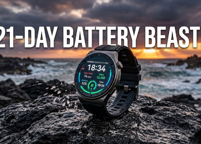 Tembus Layar Silau 3.000 Nits, Smartwatch Titanium Huawei Ini Sanggup Hidup 21 Hari Sekali Cas