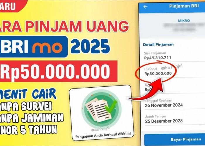 Cara Pinjam Uang di Bank BRI 2025, Mulai Rp5 Juta hingga Rp50 Juta, Penuhi Persyaratannya!