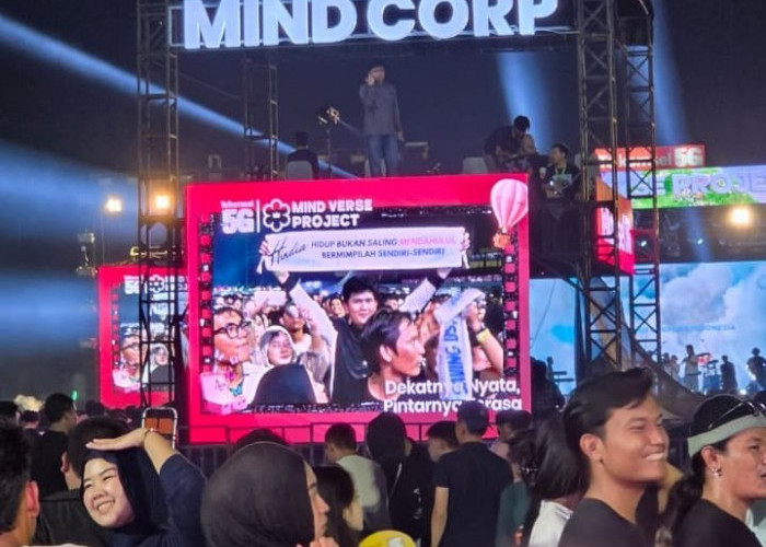 Konser Telkomsel 5G Mind Verse Project Sukses Besar, Lebih dari 20.000 Pengunjung Ramaikan Palembang
