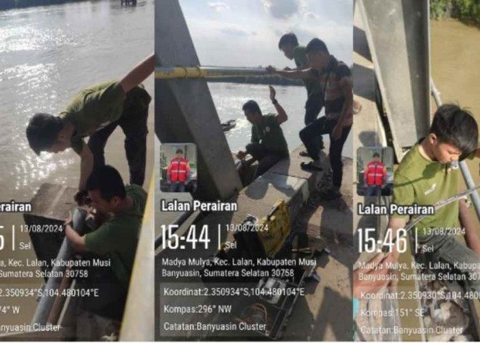 Jembatan di Lalan Muba Ambruk, Sinyal Provider Hilang