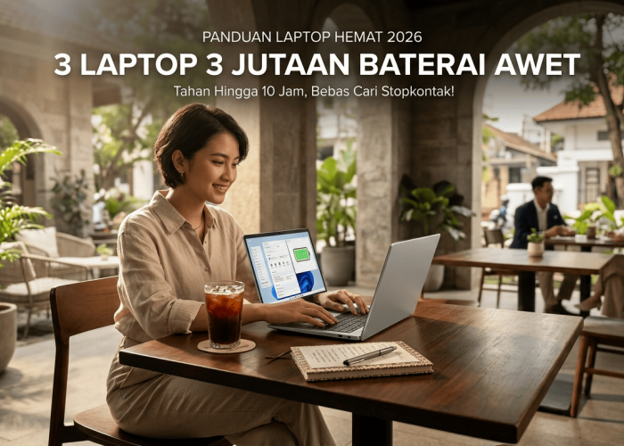 Kenali 3 Pilihan Laptop Murah Meriah Berprosesor Hemat Energi dengan Daya Tahan hingga 10 Jam