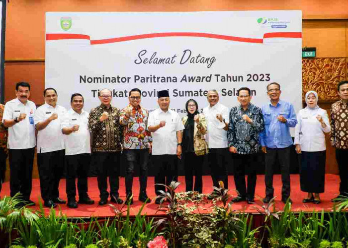 Pj Bupati Apriyadi Pukau Tim Sembilan Penilai Paritrana Award 2023