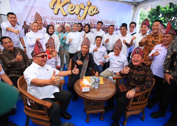 Bawa Pasukan Jumbo 12 Ribu Anggota Terbesar se-Indonesia, Herman Deru Beri Peringatan Keras Ini ke ABPEDNAS Su