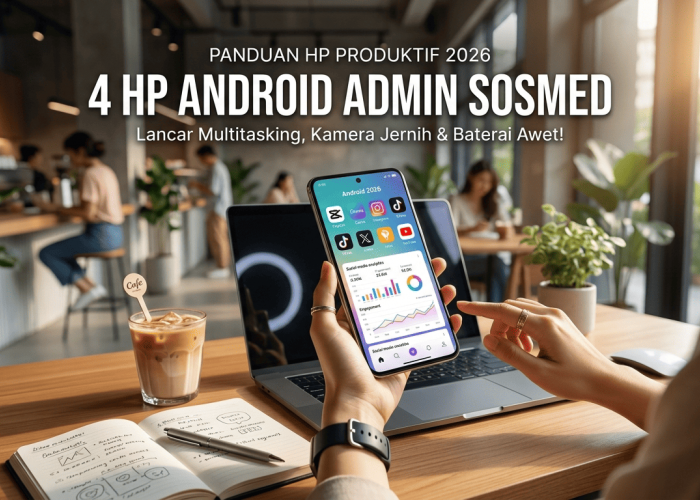 Andalan Content Creator dan Admin Medsos: 4 Pilihan HP Android Terbaik 2026 untuk Multitasking Tanpa Lemot