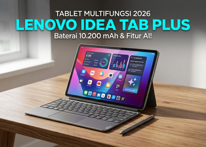 Bawa Baterai 10.200 mAh dan Layar 2,5K: Ini Spesifikasi Lengkap Serta Daftar Harga Resmi Lenovo Idea Tab Plus