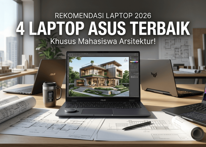 Ini 4 Rekomendasi ASUS ROG hingga ProArt Paling Tangguh untuk Rendering dan AutoCAD 2026