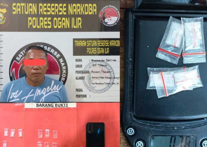 Nggak Kapok Masuk Penjara! Residivis Kasus Narkoba di Ogan Ilir Kembali Diciduk Polisi Saat Transaksi Sabu