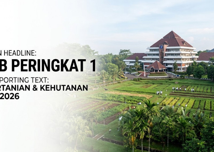 Naik Peringkat ke-48 Dunia, IPB Kokoh Jadi Kampus Pertanian dan Kehutanan Terbaik di Asia Tenggara!